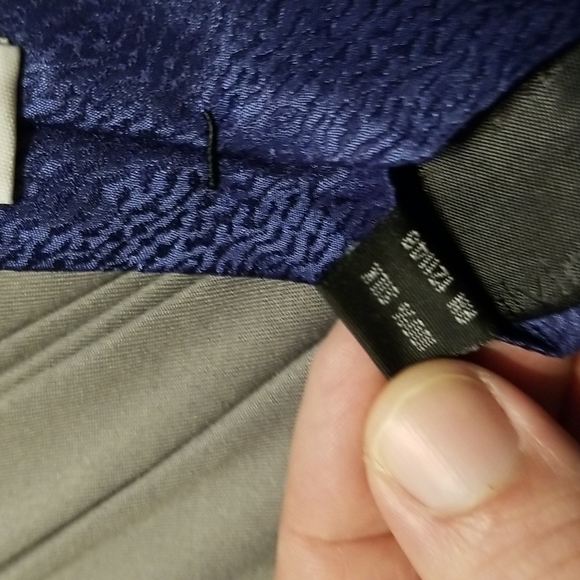 Calvin Klein Extreme Slim Blue Narrow Tie - Picture 15 of 15